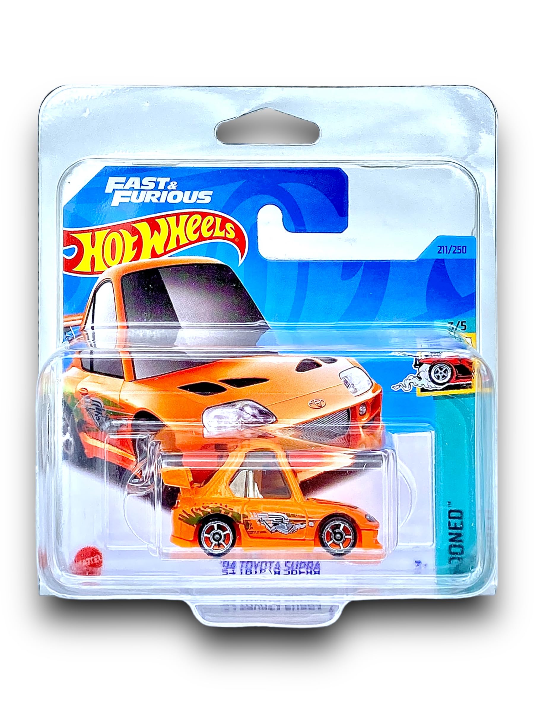 '94 Wheels Hot 未開封24ボックス リチューン ダ・カーポ Toyota 2023-211/250 - Tooned 3/5 (Orange) Supra ヴァイスシュヴァルツ