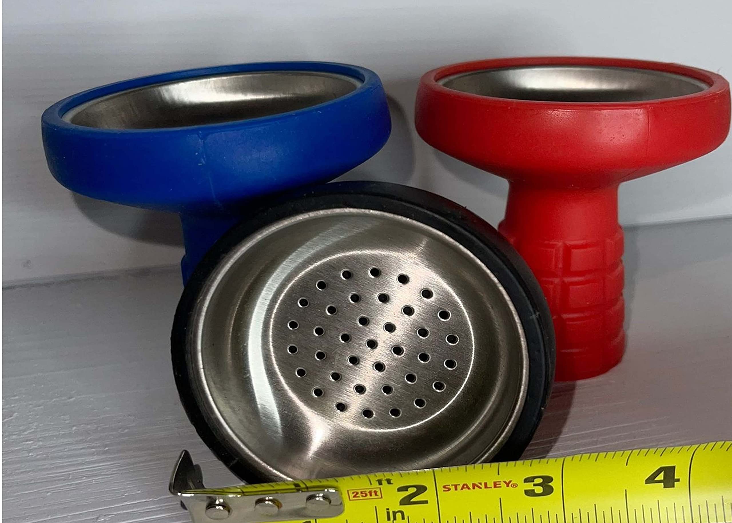 1 Silicone Head Wide 3 inches Diameter Assorted Color BUE2020-3B