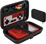 Linkidea Console de jeu portable Case de transport compatible avec RG353V / RG353VS / RG35XX / GPi2, Rétro Voyages de protection Mini Boîte de jeu pour câble de recharge, batteries et accessoires