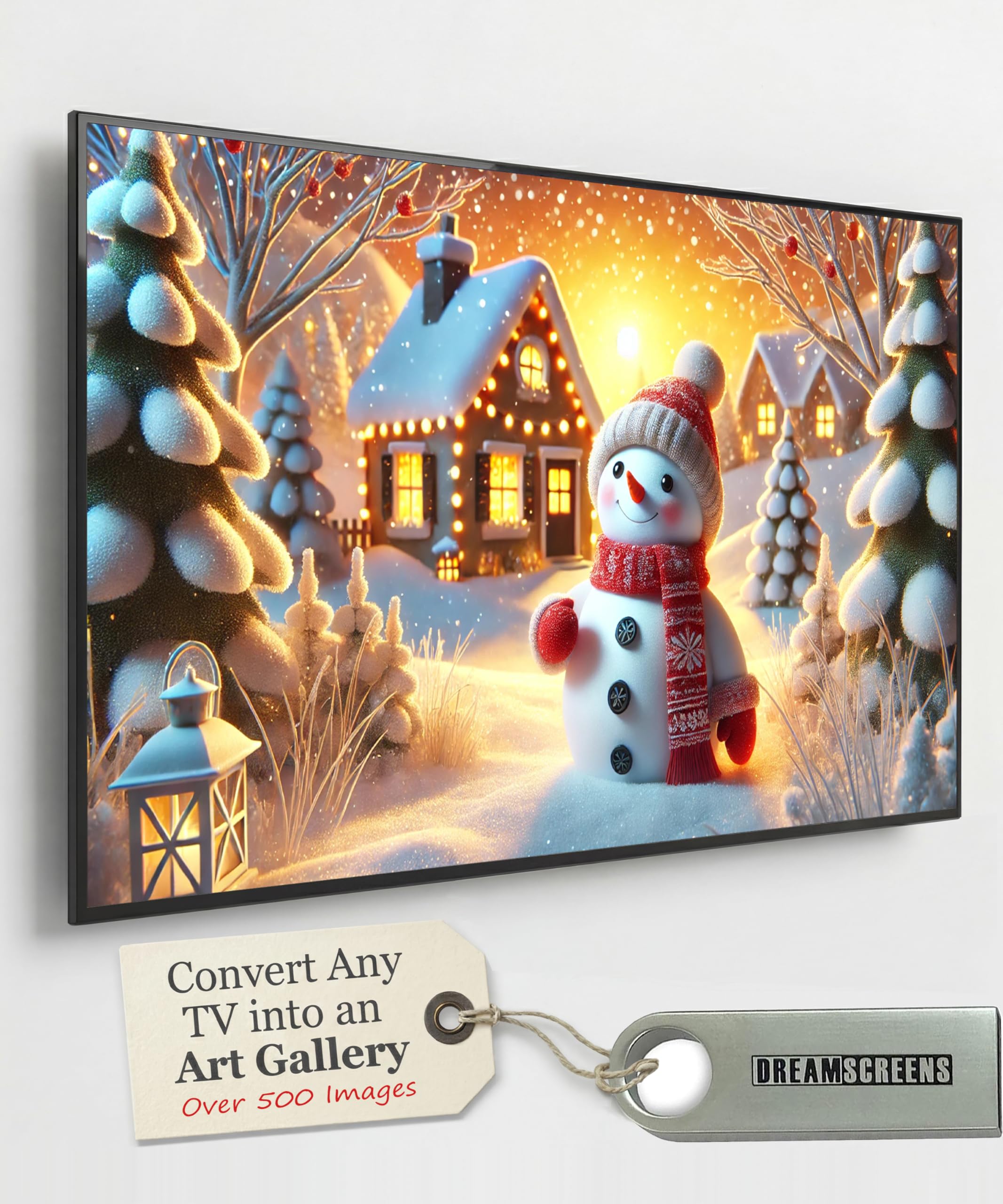 Dreamscreens Digital Holiday Art USB - Art TV Holiday Edition