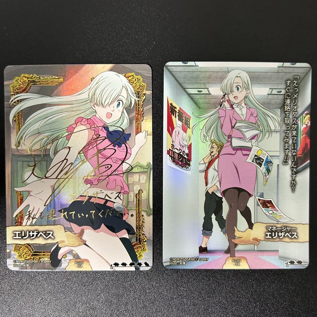 極トレカ 七つの大罪 エリザベス サインカード 赤字超特価，大人気