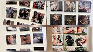 Custom Photo Magnets, 9-Piece Set, 2x2 Inch Square Decorative Refrigerator Magnets, Finish