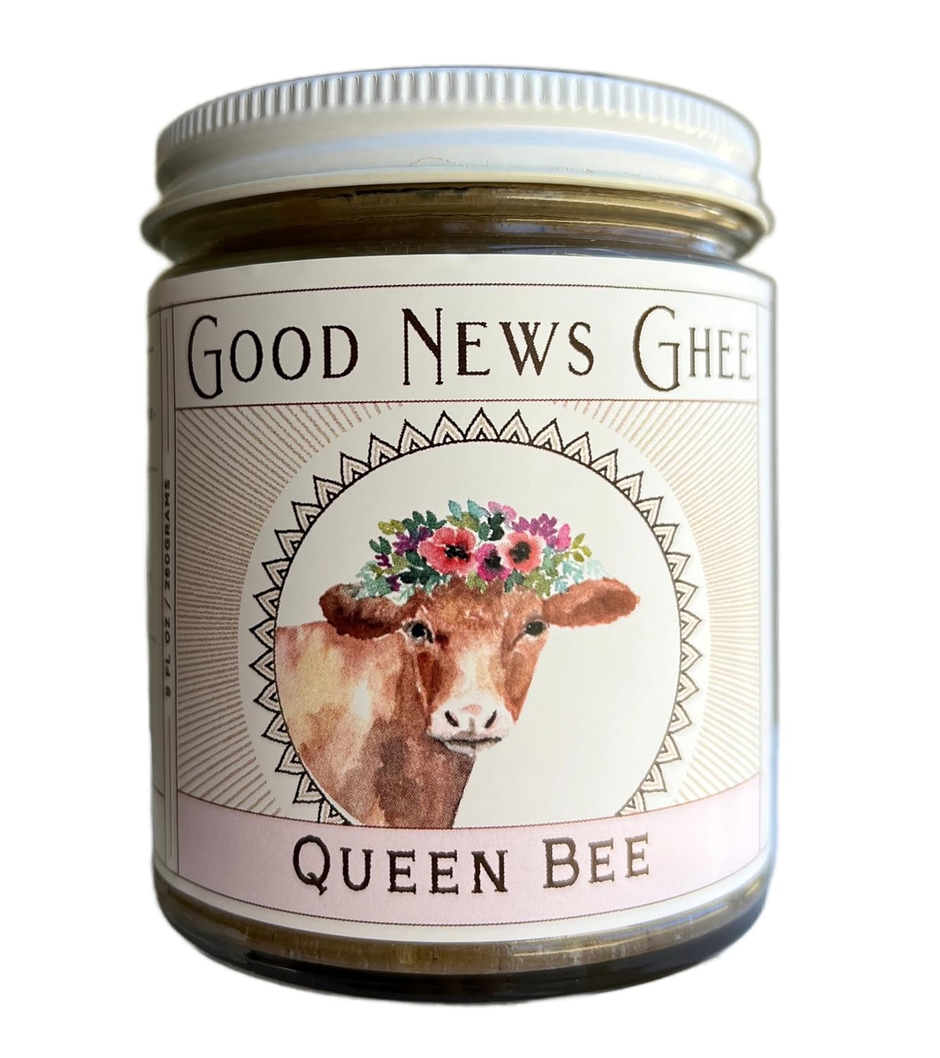 Good News Ghee Queen Bee Blend Grass Fed High Vitamin Butter Oil, 9oz