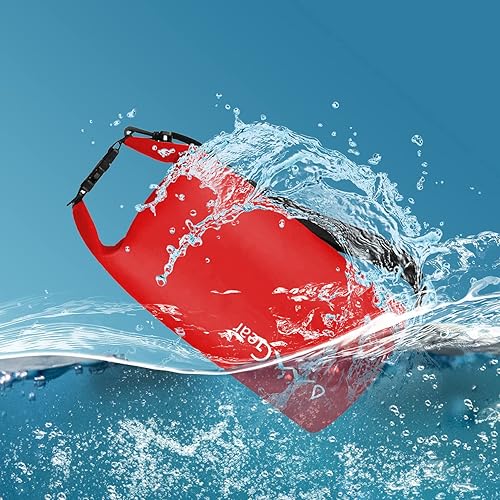 Vista 6 de OMGear - Bolsa seca impermeable y bolsa para teléfono, bolsa flotante de 40L30L20L10L5L para kayak, navegación, actividades al aire libre