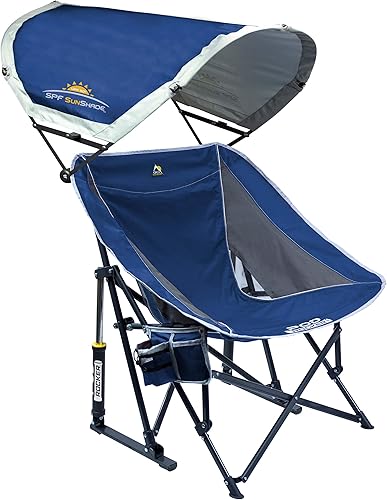 GCI Outdoor Mecedora de cápsulas con silla mecedora de playa Sunshade loden verde, Royal