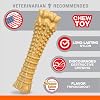 Nylabone Dura Chew Extreme Tough Dog chew Toy Bone, Allergen Free Peanut Butter Flavour, XL, for Dogs Over 23 kg Large for Extreme Chewers, Peanut Butter