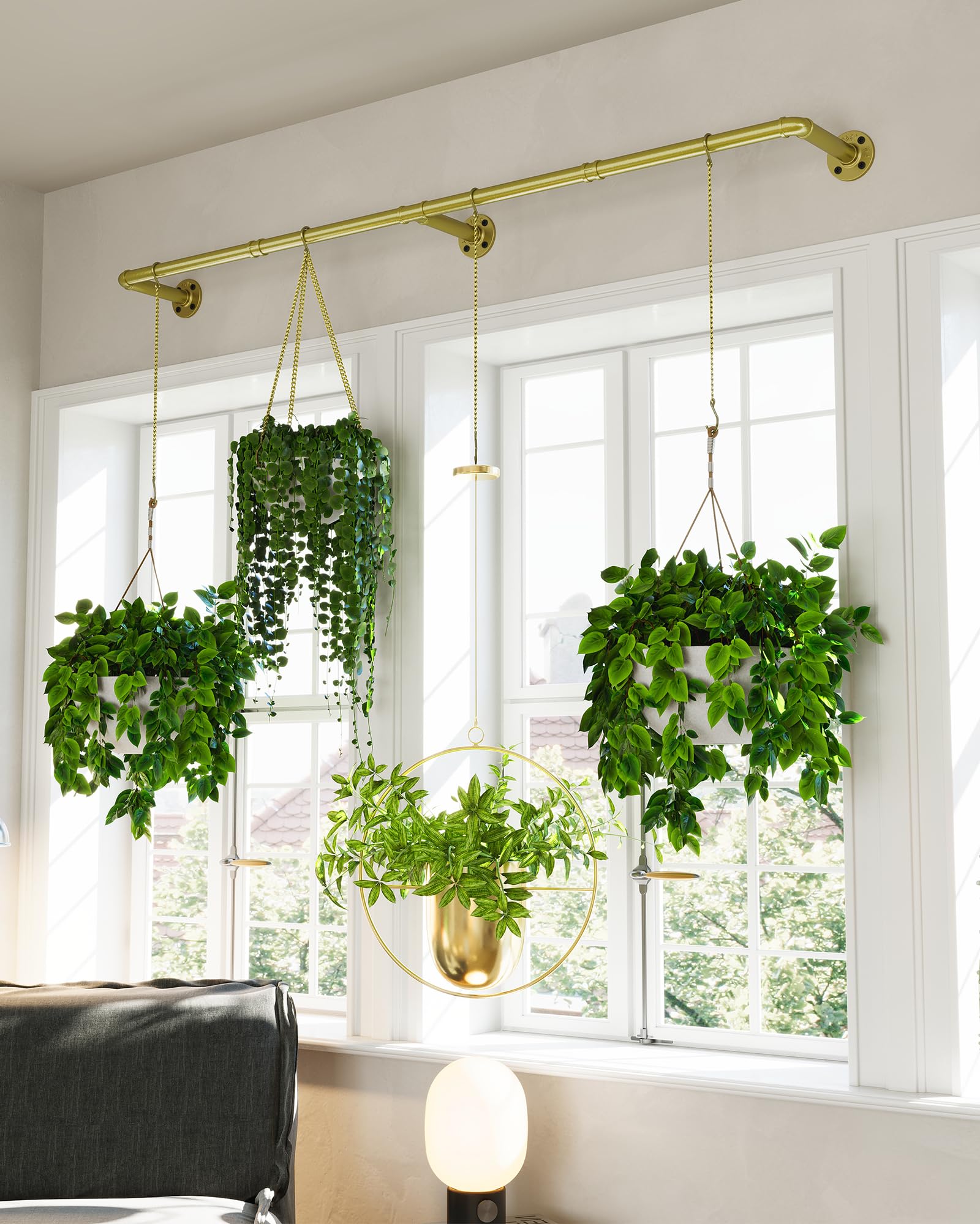 SOFITORG Plant Hanger Indoor, Hanging Planters for Indoor Plants with 6 Hanging Chains - Image 2