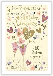 Geeky Golden Anniversary Card - 50 Years - Happy 50th Anniversary - View #4