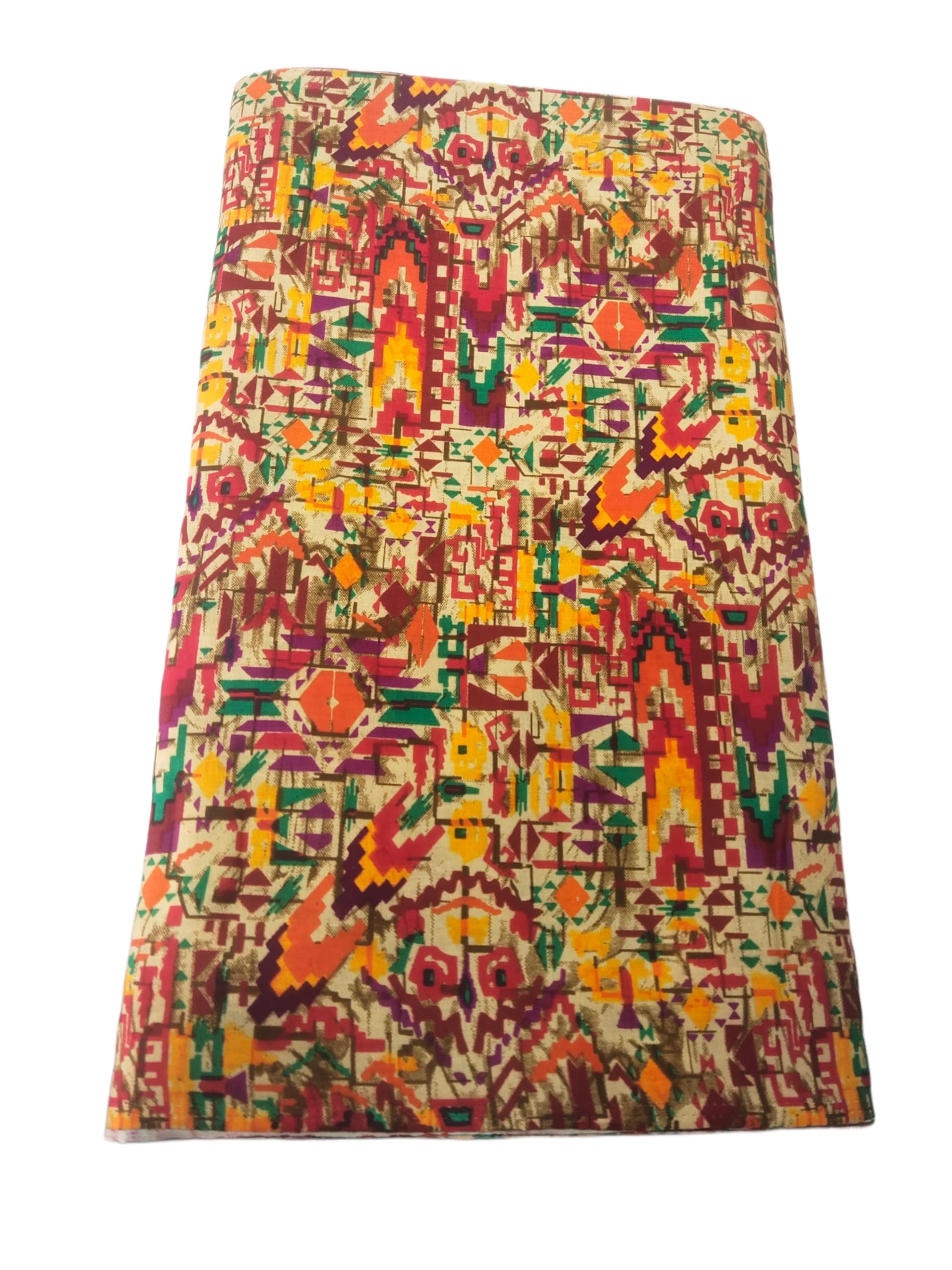 Unstitched Cotton Blouse Piece 1 Meter | Soft Fabric for Saree Blouse/Choli Stitching (Multi-2)-image-33