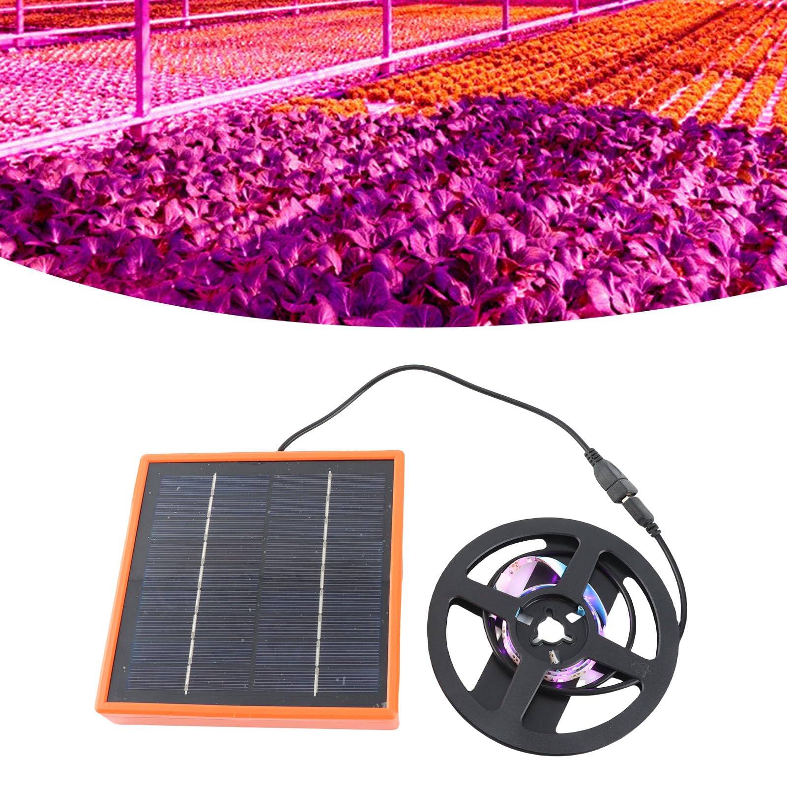 Bandes Lumineuses de Culture de Plantes Solaires, Flux Lumineux éLevé de 5W LED Favorisent la Croissance, Lampes de Croissance de LED