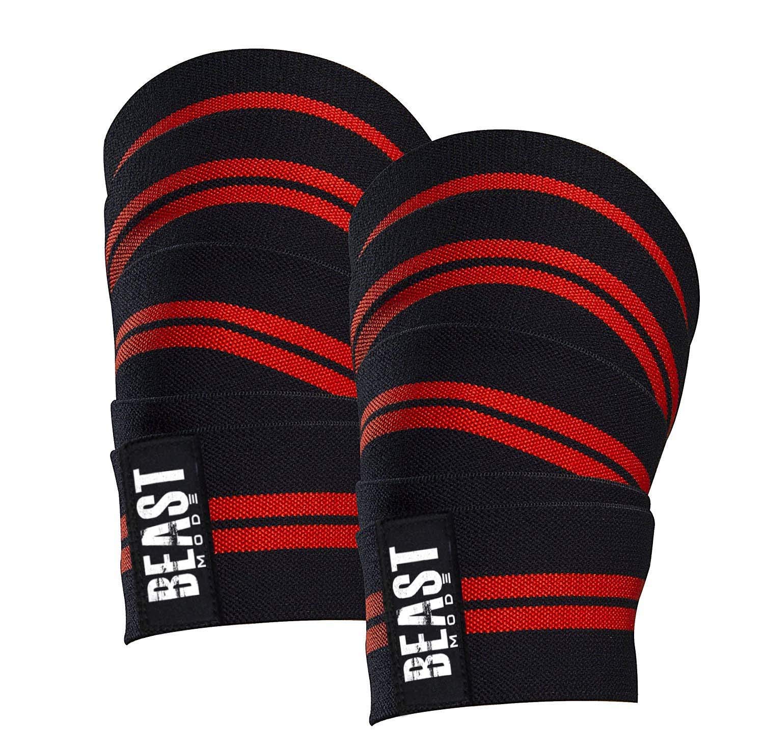 STEIGEN FITNESS-SF Weight Lifting Knee Support Wraps for Squats,Gym, Weight Lifting, Cross fit, Gym Workout (B085HL27JG) Amazon Price History, Amazon Price Tracker
