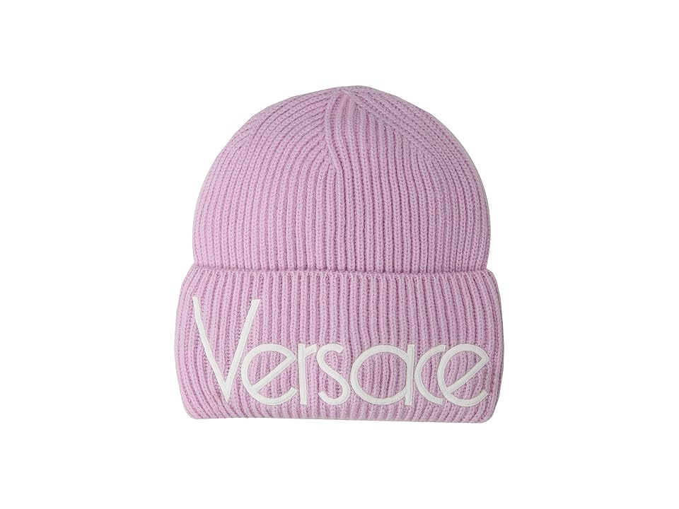 

Versace Vintage Versace Logo Beanie (Pink/White) Beanies