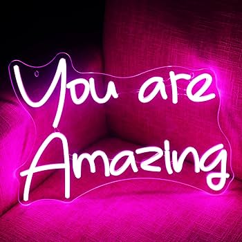 ピンクネオンライト - 그래, 너는 오늘도 예쁘다 Hello Gorgeous Neon Sign | Pink Heart Light – Hyperlite