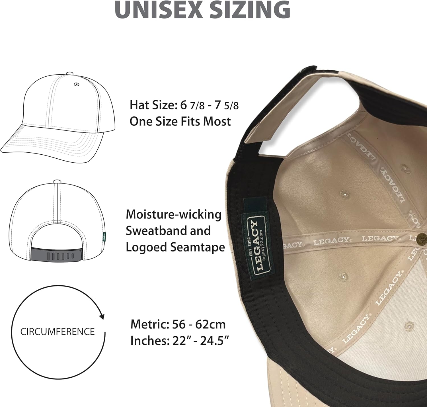 Legacy NCAA Officially Licensed Baseball Hat, Lightweight Cap for Men & Women, B9A, One Size Fits Most, Adjustable Closure - Image 5