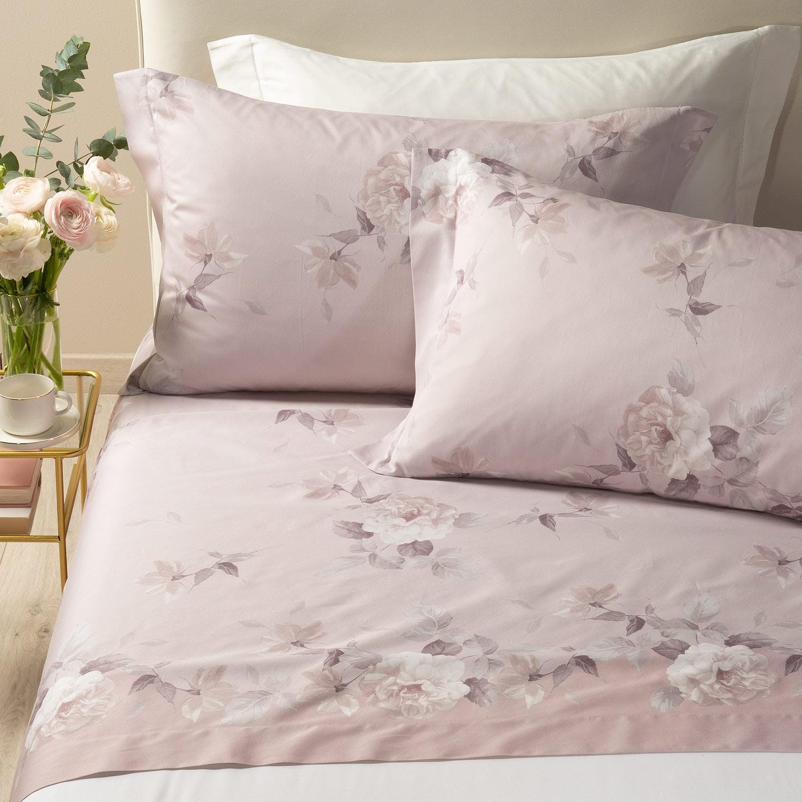 Completo Lenzuola Matrimoniale Caleffi Interni In Cotone Lenzuolo Fantasia Per Letto Matrimoniale
