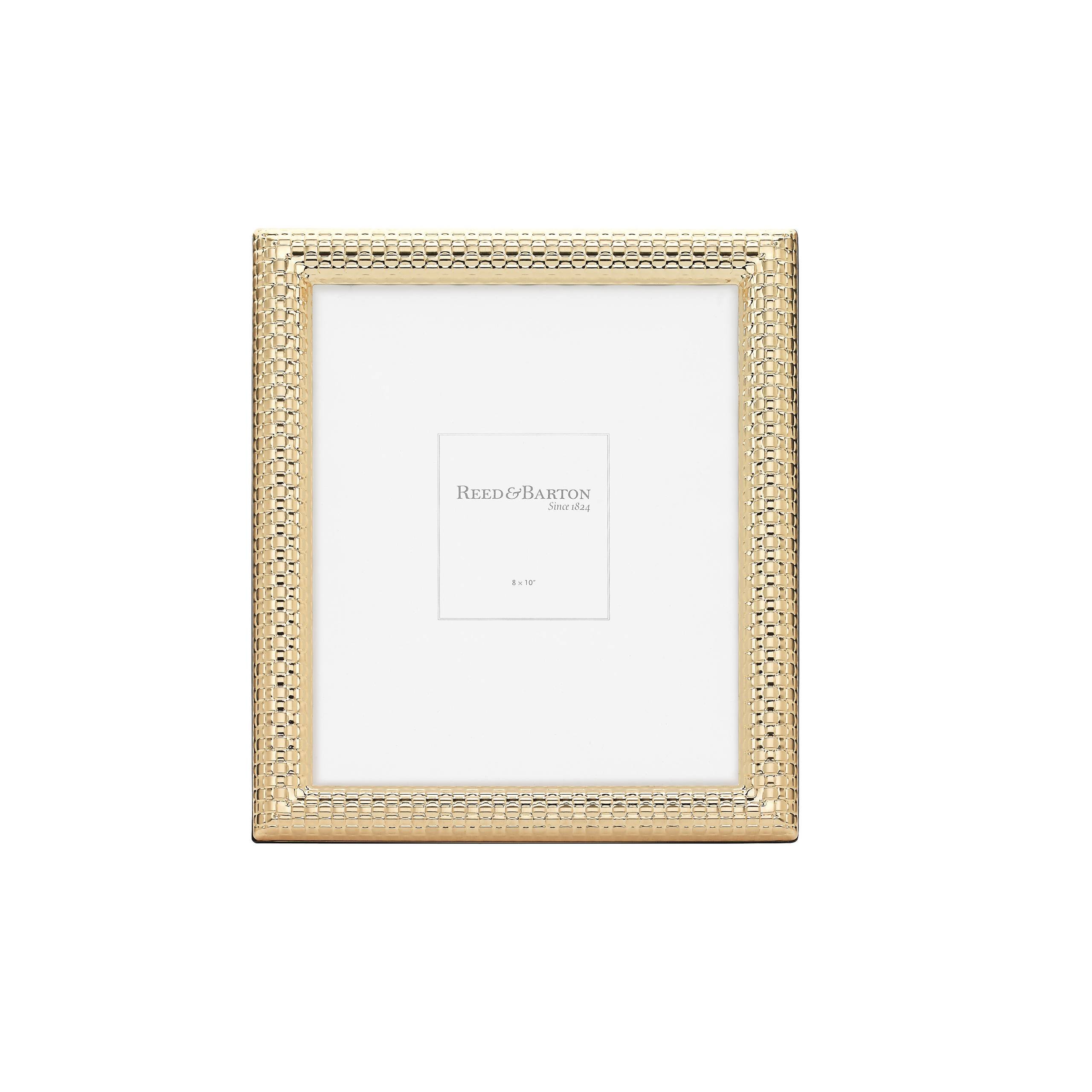 Reed & Barton Watchband Satin Gold Frame, 8" x 10"