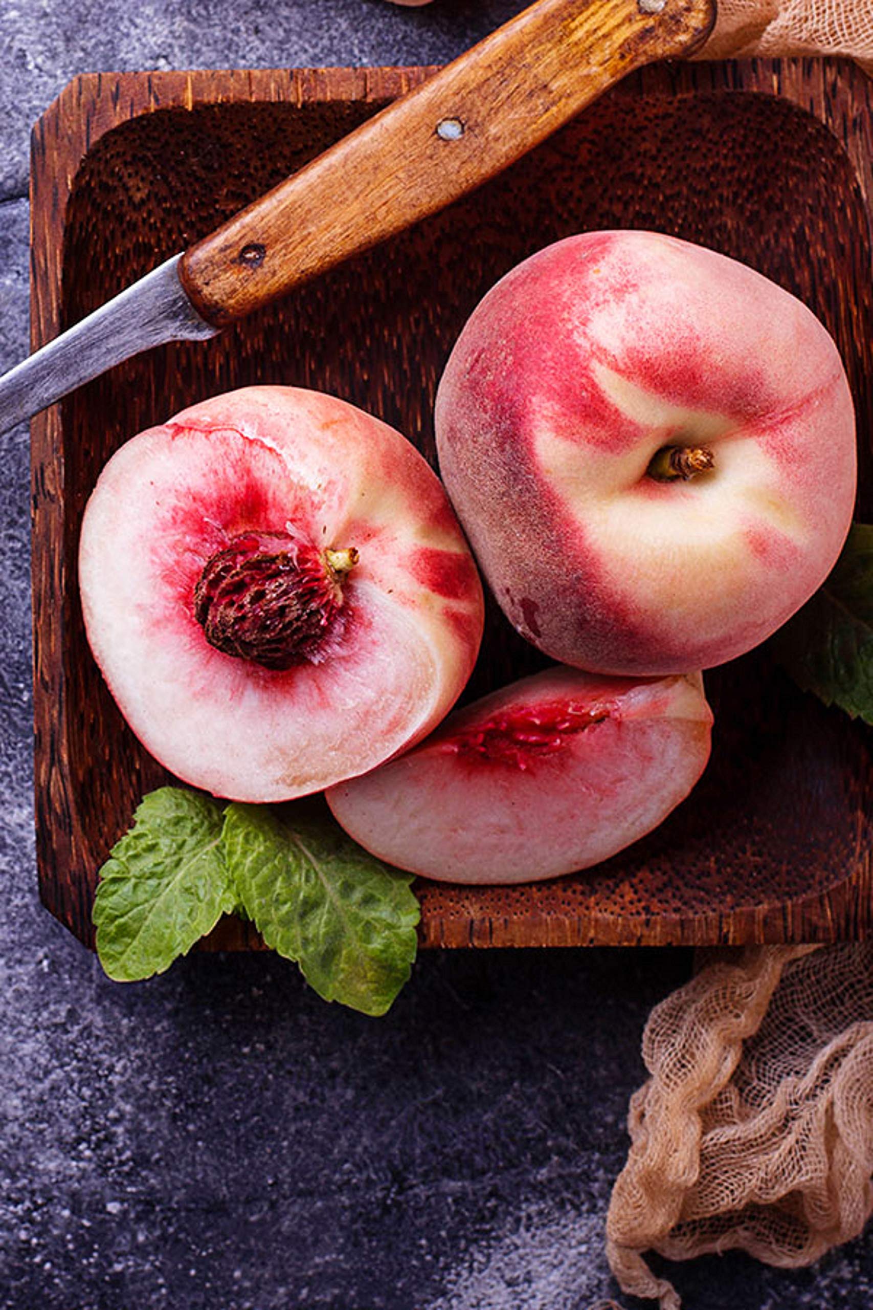 Albero Di Pesco Piatta - Pianta Da Frutto Di 2 Anni Già Innestata, In Vaso, Per Giardino O Terrazzo