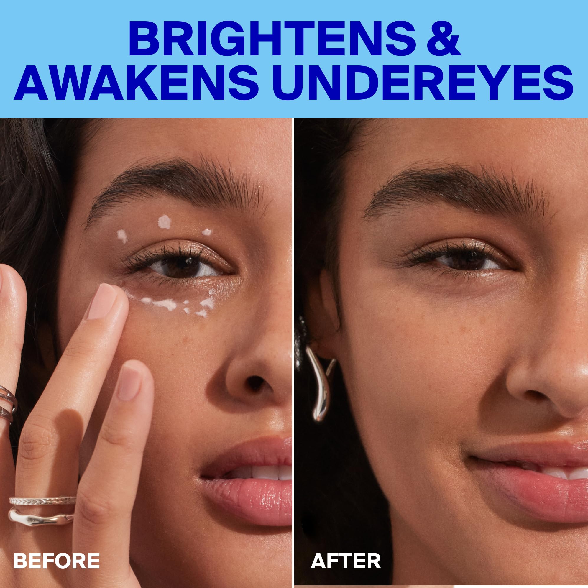 Supergoop! Bright-Eyed Mineral Eye Cream, 0.5 fl oz - SPF 40 PA+++ Hydrating & Illuminating Mineral Sunscreen - Under Eye Cream for Dark Circles & Puffiness - Revives Tired Eyes: 0.5 Fl Oz (Pack of 1)