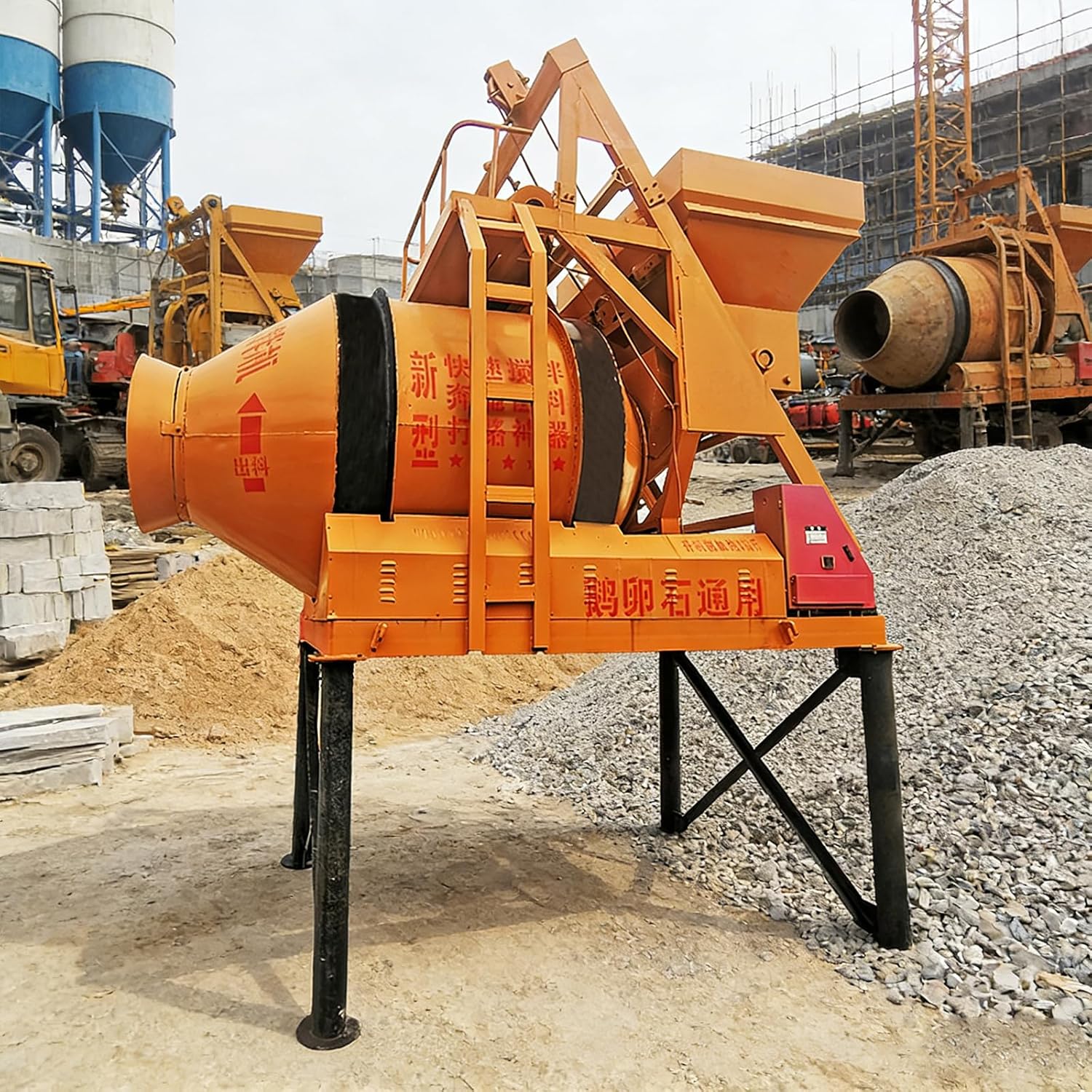 Electric Concrete Mixer – Stable Cement Mixer Machine for Mortar & Plaster