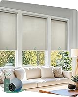 Vista 31 de Yoolax Persianas Motorizadas con Control Remoto, Persianas Inteligentes Opacas para Ventanas Persianas Enrollables Impermeables Motorizadas