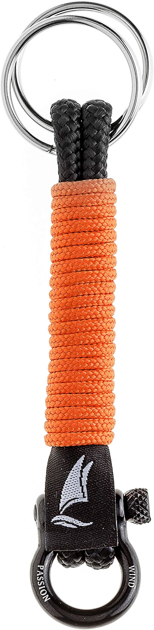 Wind Passion - Paracord Nautical Keychain for Men & Women Who Love Adventures | Handcrafted Braided Rope Keychain