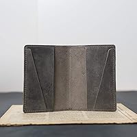 Vista 12 de PEGAI Personalized Leather Passport Holder Cover Wallet Travel Essentials 100% Soft Touch Rustic Travel Wallet Case, International Travel Must