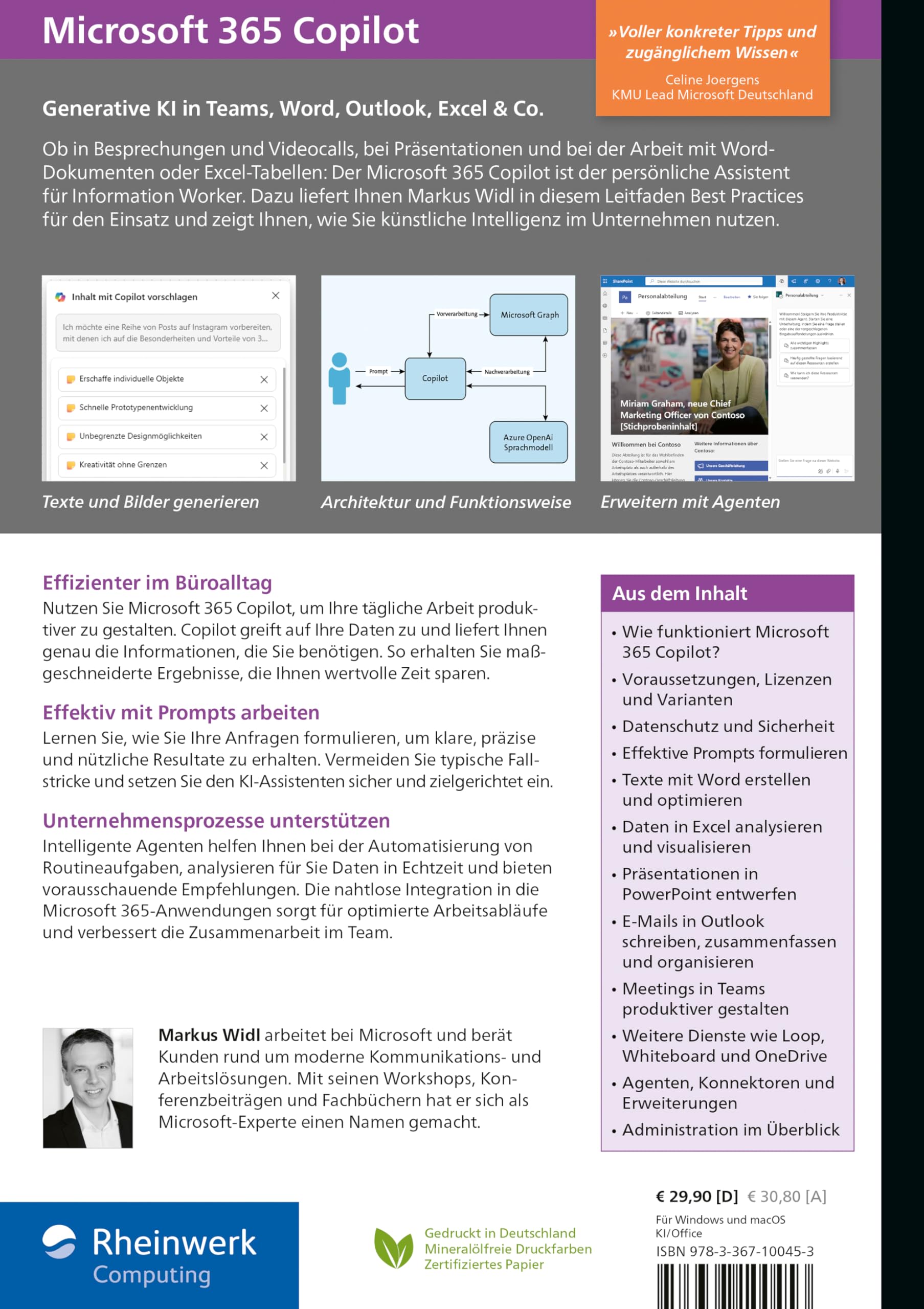 Microsoft 365 Copilot: Einstieg, Prompts, Best Practices. Das Handbuch zum Office-KI-Assistenten - mit zahlreichen Praxisbeispielen für den Arbeitsalltag