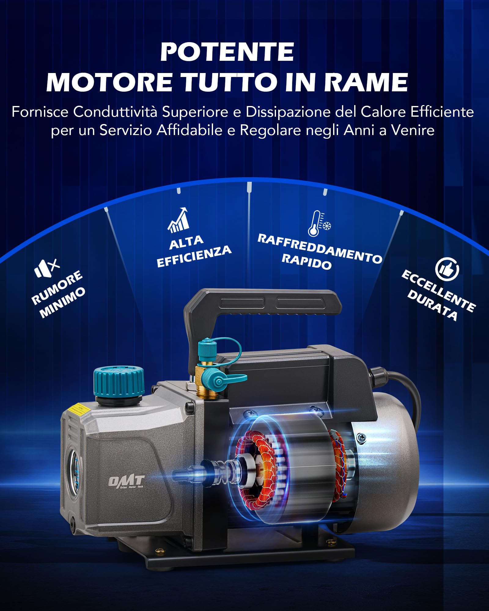 Orion Motor Tech Vakuumpumpe Vakuumkammer mit Pumpe Vakuumkammer Entgasung Harz 3.5CFM mit 19L Edelstahl Vacuum Chamber 100L/min mit Deckel aus gehärtetem Glas 1/4HP 5Pa HVAC-Vakuumgeräte