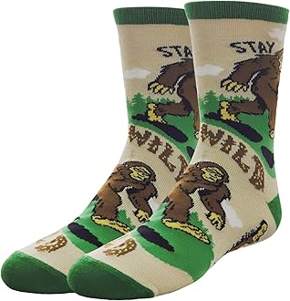 ooohyeah Kid's Novelty Cute Crew Socks, Funny Crazy Silly Cool Casual Dress Socks for Boy and Girl, Size 1-5