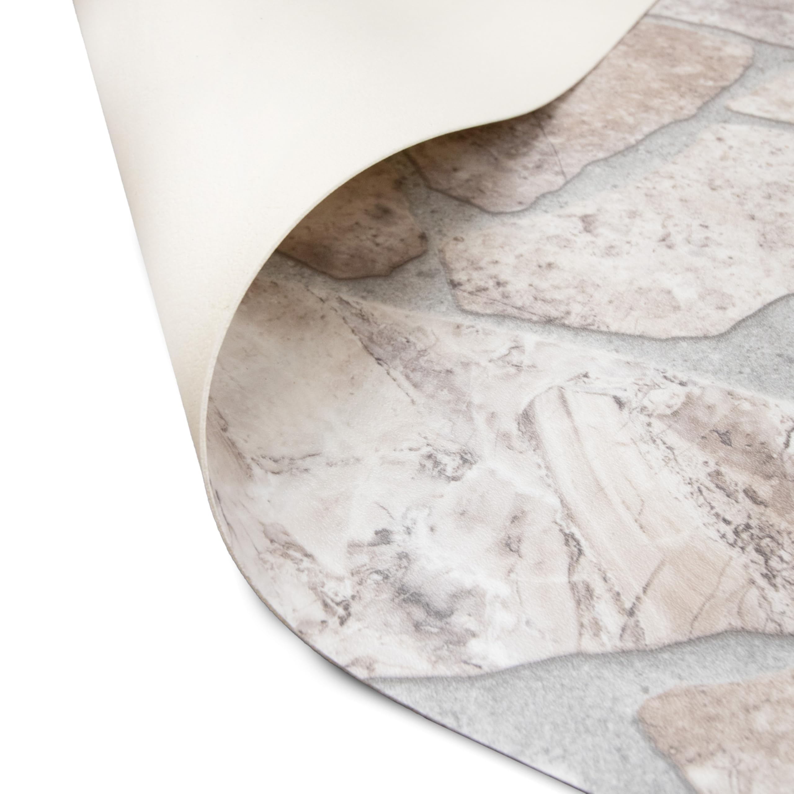 Primaflor PVC Bodenbelag Tronto | 200x300 cm | Marlow 160L 2,00 m | Steinoptik, 1,9 mm stark, R10, antistatisch, für Wohnräume, Büro, Feuchträume, Messe und Event