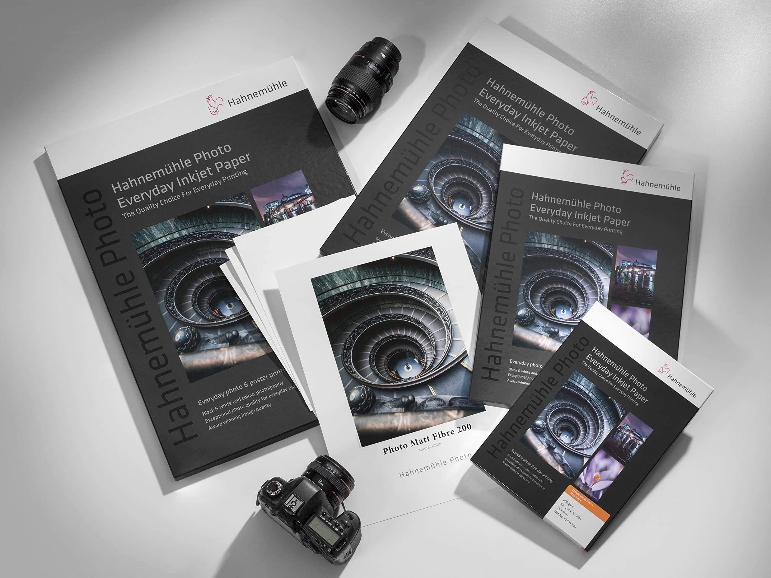 Hahnemühle 10641902 - Papel fotográfico (200 g/m², DIN A3+, 329 x 483 mm), color blanco cálido