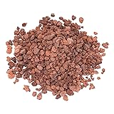 Skyflame 5LB Red Natural Lava Rock Granules for Gas Fire Pit | Fireplace | Gas Log Set | BBQ Grills | Garden Landscaping Decoration, Size from 1/10' to 1/5' 1/10' - 1/5' Red