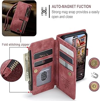 ❤️iPhone 14 Pro Max 手帳型 財布型 スマホケース ワインレッド iPhone 14 Pro Max 手帳型 財布型 スマホケース ワインレッド