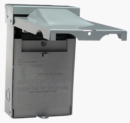 Cutler-Hammer Dpu222Rp Non-Fusible A/C Disconnect Switch, Gray #TOP1