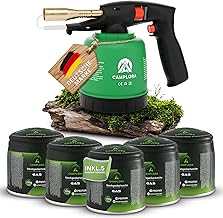 Ideal Flame Blow Torch with Piezo Ignition for Pierceable Propane / Butane Gas Cartridge Operation