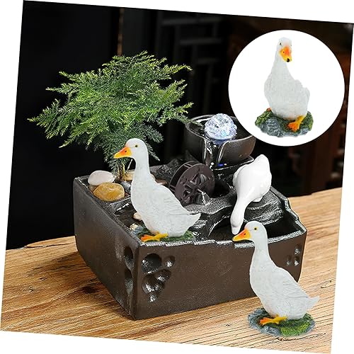 Miniatura 3 de Yardwe 2pcs Pequeño Prop Pequeñas Estatuas Decoración Jardín Adornos Jardín Decoración Estanque Decoración Jardín Ornamento Estatuilla Resina