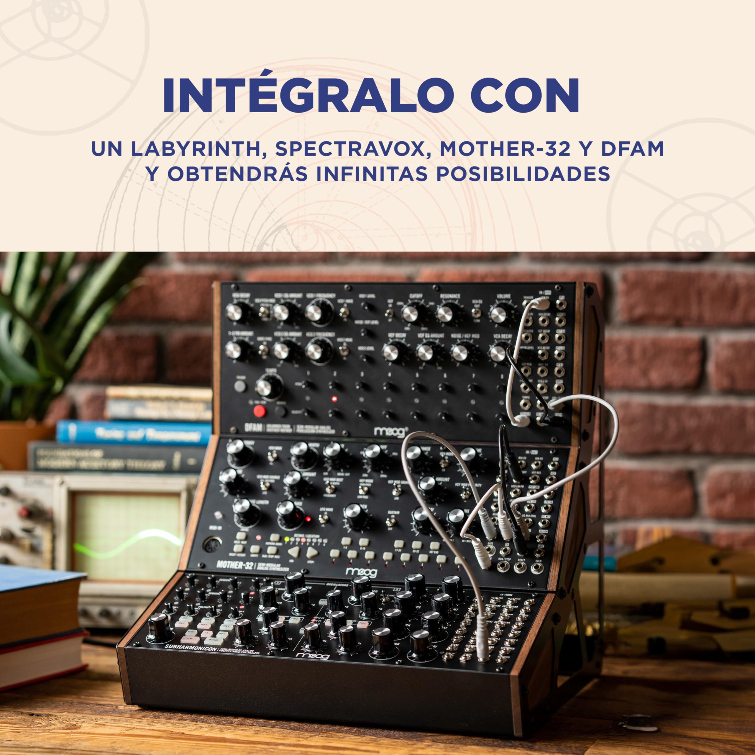 MOOG Subharmonicon - Sintetizador Polirrítmico Analógico Semimodular con Secuenciador Dual, MIDI y Bahía de Parcheo