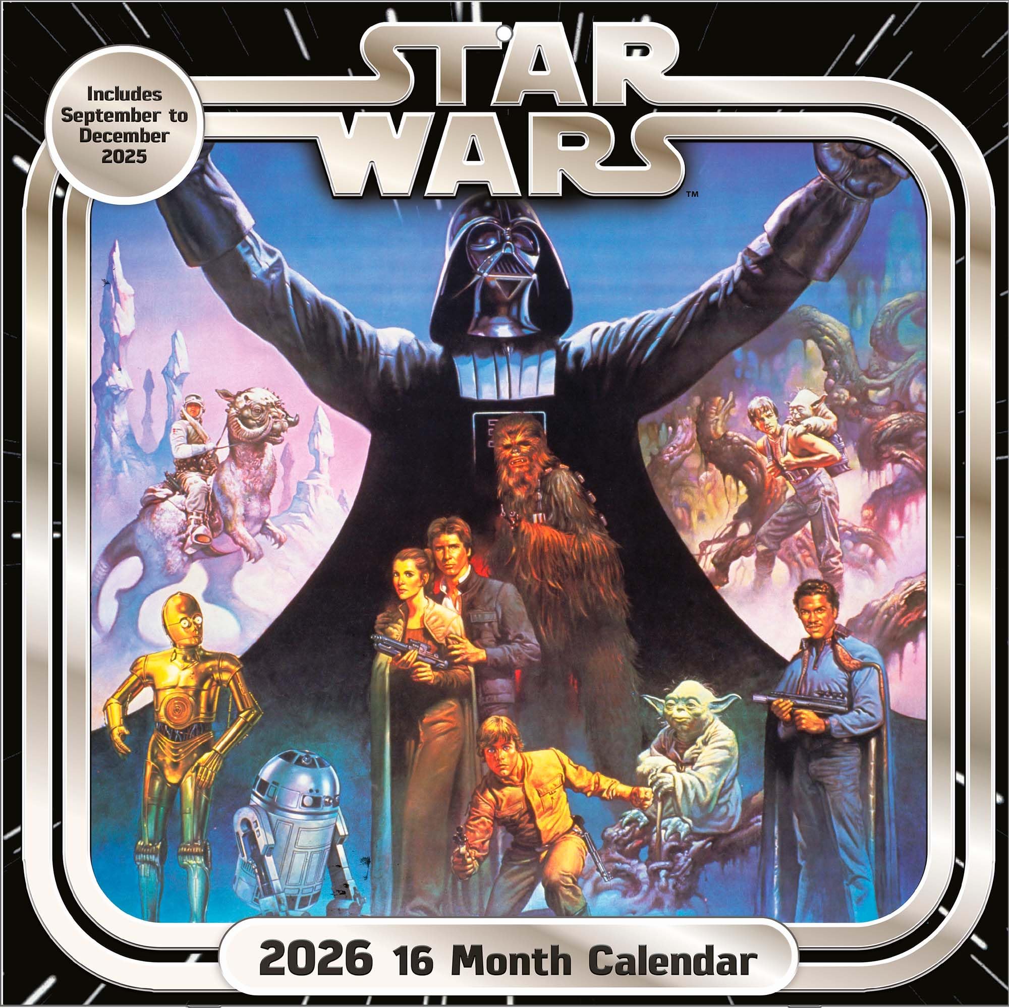 Amazon.com: Pyramid - Star Wars 2026 - Brochure Calendar 30 x 30
