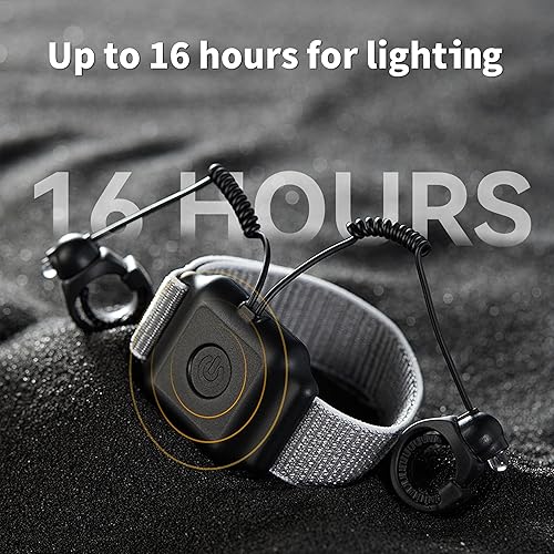 Miniatura 7 de samply Linternas LED recargables manos libres, linterna para hombre para reparación mecánica, guantes de luz de dedo para leer, día del padre,