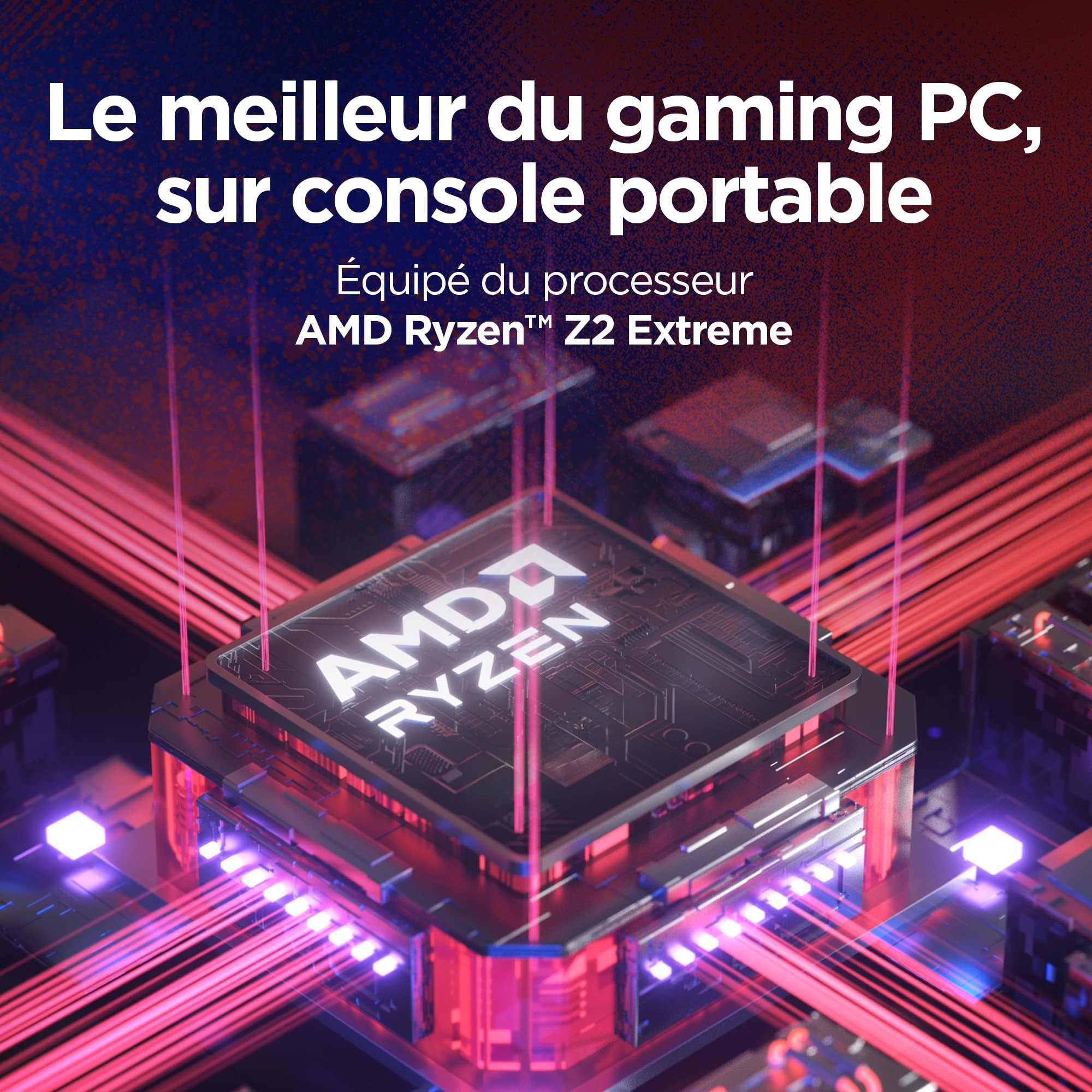 Lenovo Legion Go 8ASP2 - Console Gaming 8,8" OLED 144Hz (AMD Ryzen Z2 Extreme, 32Go RAM, 512Go SSD, AMD Radeon Graphics, Windows 11 Home) - Noir