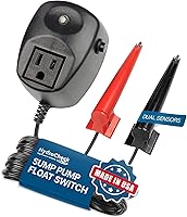 Vista 12 de HC6000-PRO Interruptor de flotador de bomba de sumidero inteligente y monitor de rendimiento con seguimiento de datos, pantalla LCD información