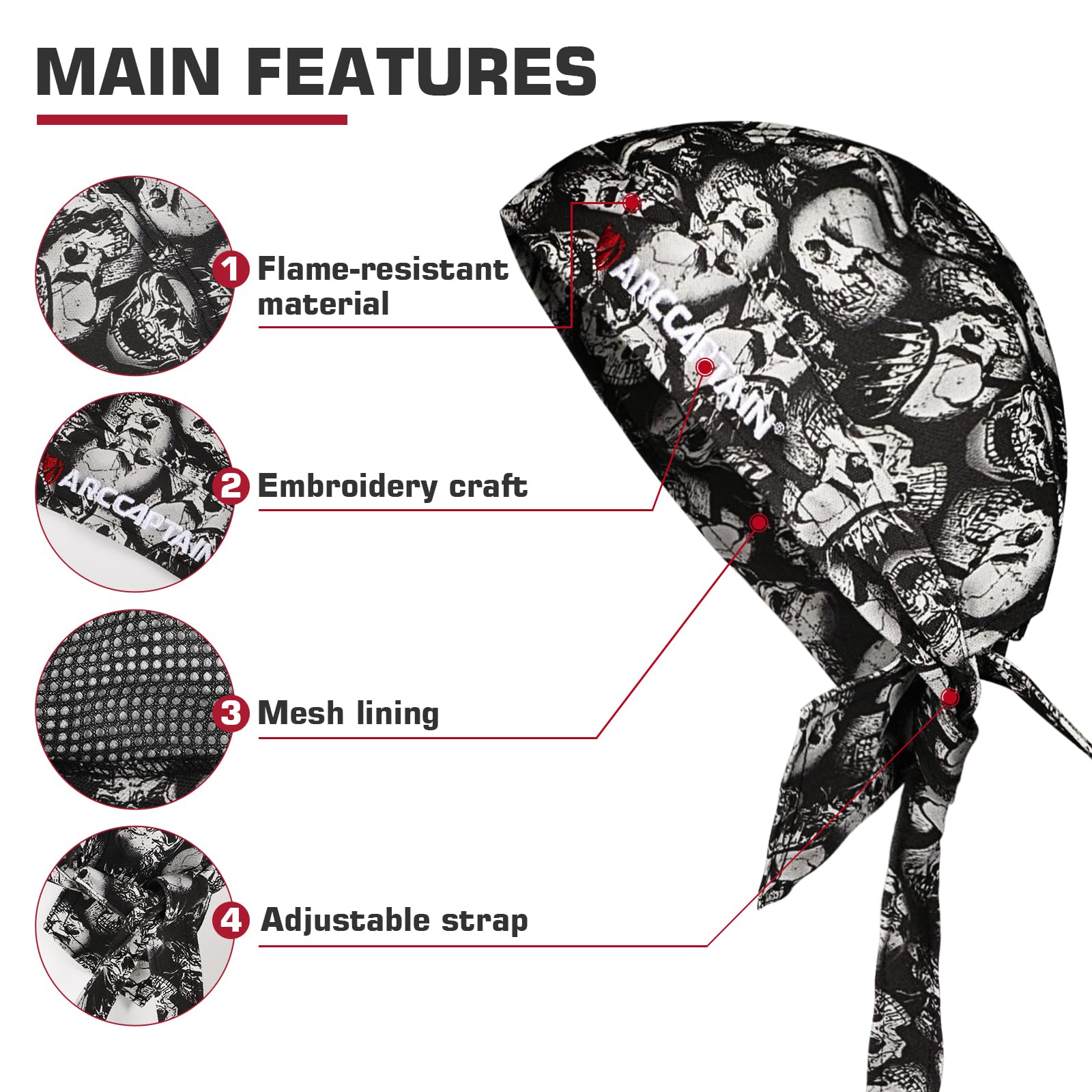 Welding Doo Rag - Protect Your Head FREE SHIPPING -6