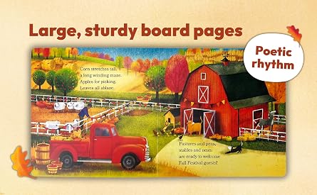 Barn in Fall: Festival Fun on the Farm - A Beautiful Story of Togetherness, Autumn Harvest, and Love (Barn Seasonal Series) (Barn All Year)
