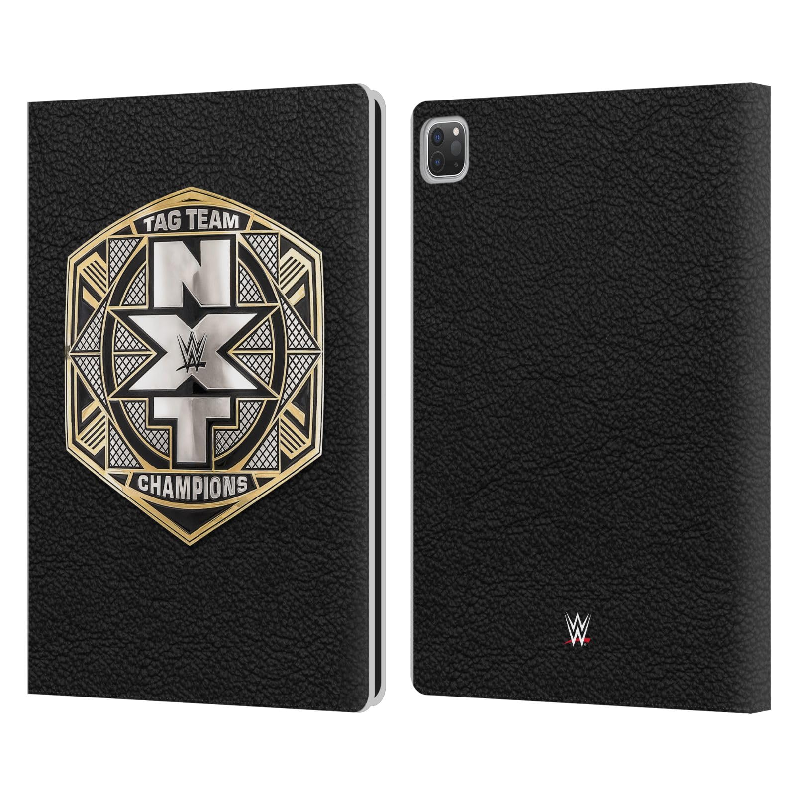Head Case Designs Officially Licensed WWE NXT Tag Team Championship Title Belts Leather Book Wallet Case Cover Compatible with Apple iPad Pro 13 M4 2024