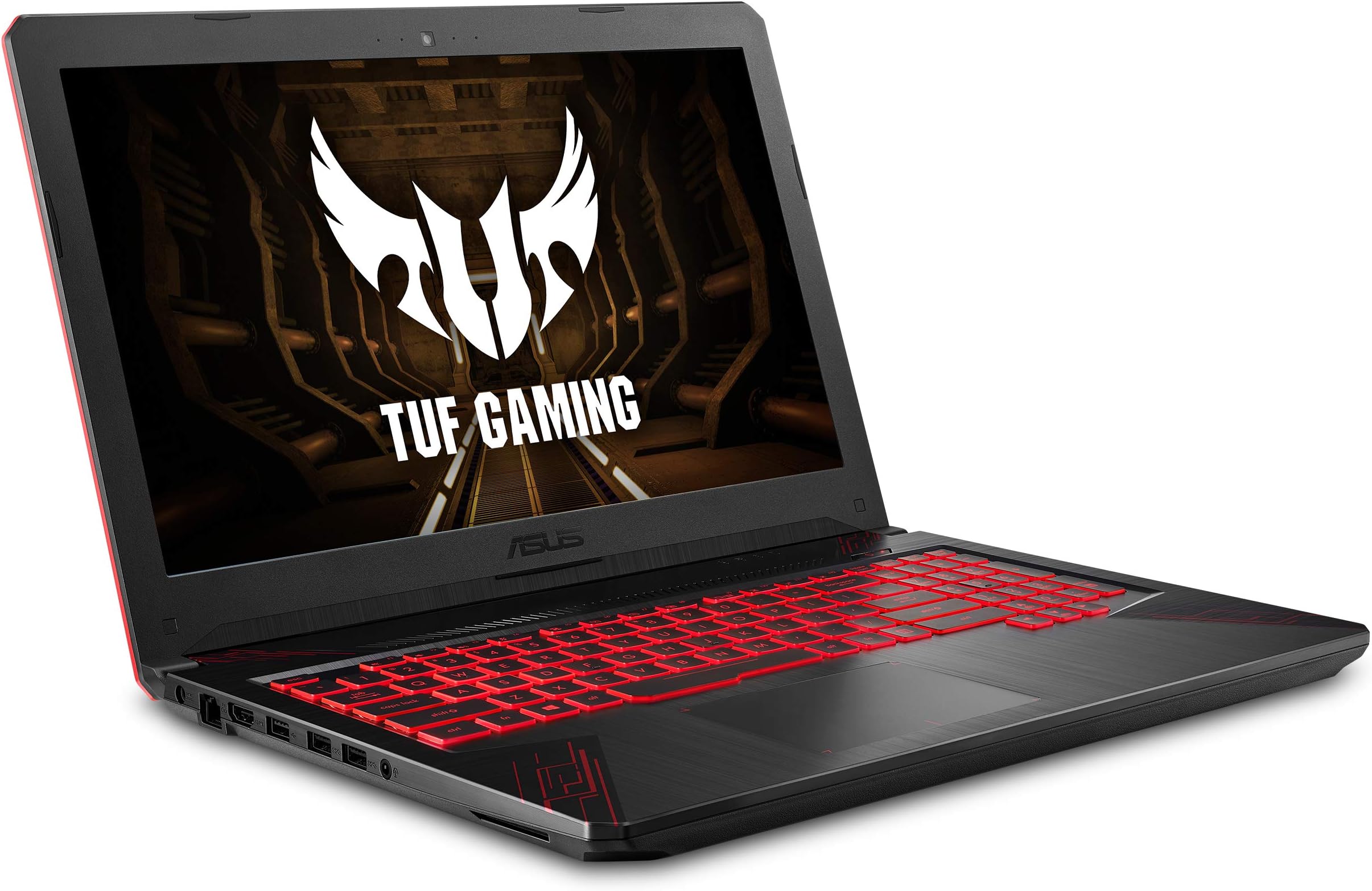 ASUS TUF Thin & Light Gaming Laptop PC (FX504) 15.6” Full HD, 8th-Gen Intel Core i5-8300H (up to 3.9GHz), GeForce GTX 1050 2GB, 8GB DDR4 2666 MHz, 1TB FireCuda SSHD, Windows 10 64-bit - FX504GD-ES51