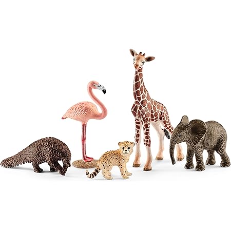 Amazon Co Jp シュライヒ 動物 フィギュア 点 セット 詰め合わせ Wild Life Farm World Schleich 宝箱 誕生日 プレゼント クリスマス イベント ぴきしぇも オリジナル アドベンチャー おもちゃ