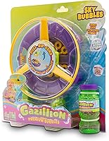 Vista 6 de Gazillion Bubbles - Lanzador de burbujas Sky Bubbles - Botella de solución de 4 onzas incluida, perfecto para fiestas y juegos - A partir de 3 años