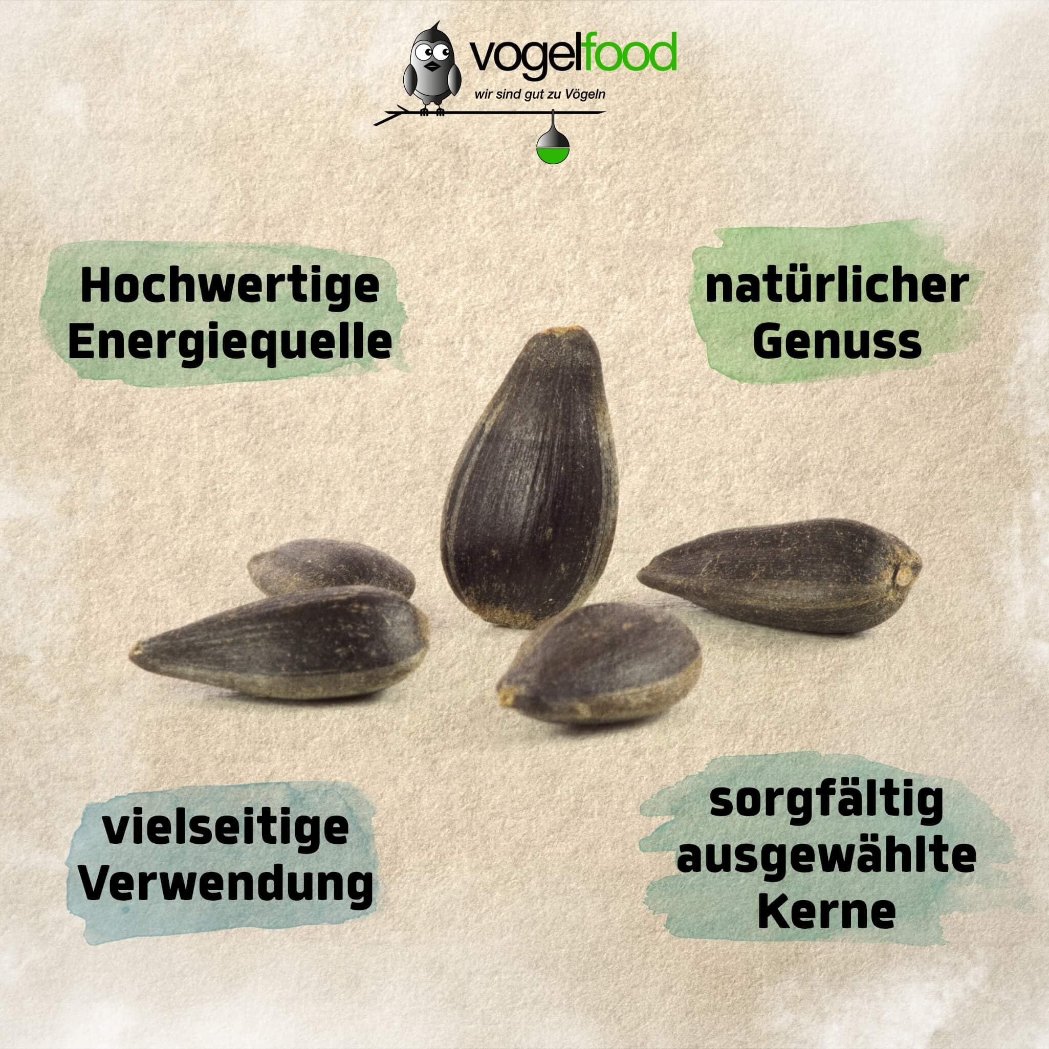 Sonnenblumenkerne schwarz 25 kg erstklassige Qualität Wildvogelfutter