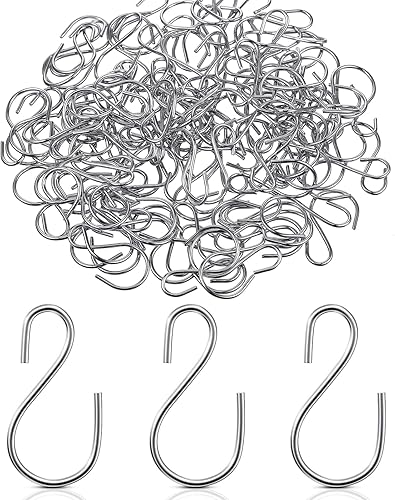 Mini gancho en S de 1 pulgada de metal para colgar en forma de S gancho de alambre de hierro mini ganchos de almacenamiento para decoración del día