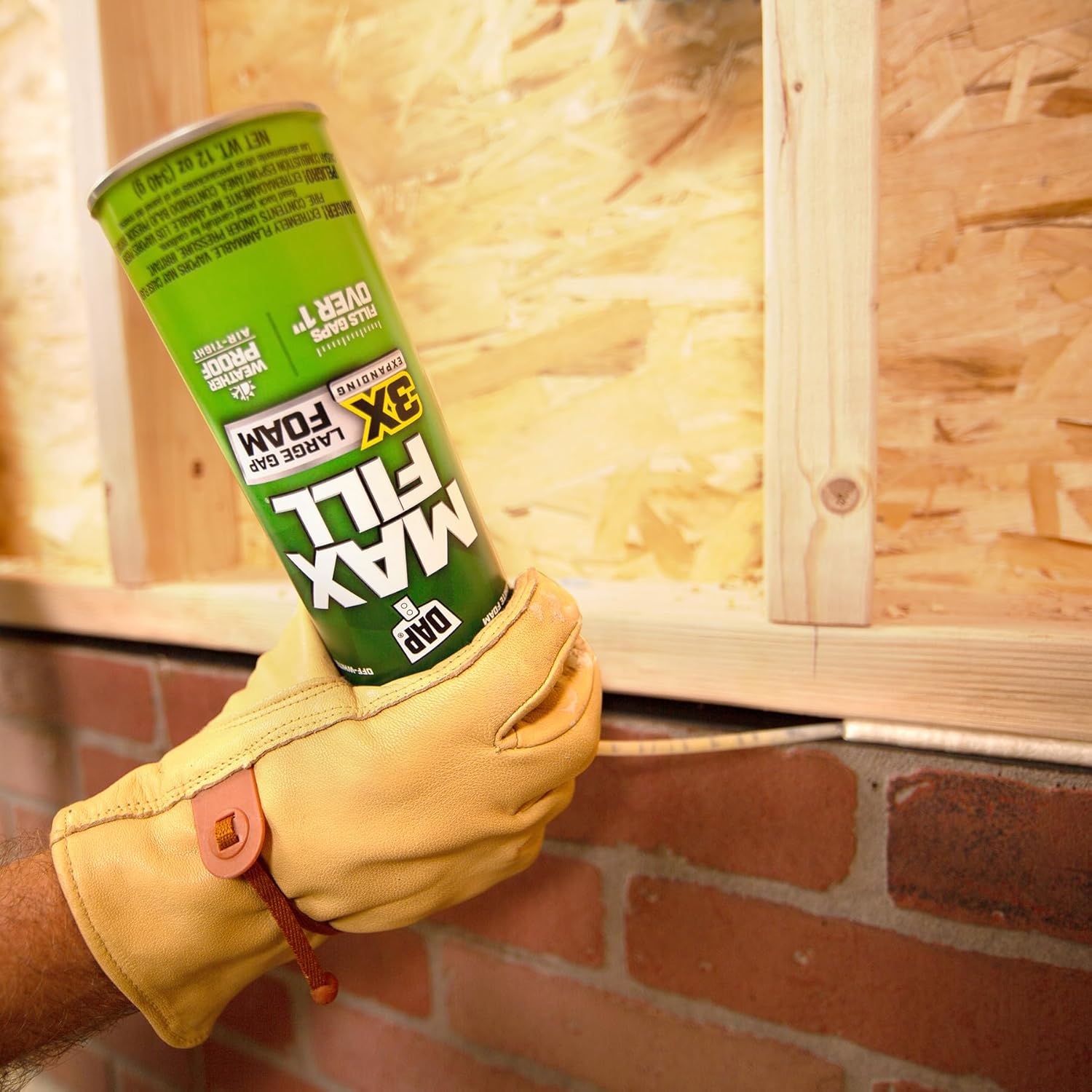 DAP Touch ‘n Foam Max Fill Maximum Expanding Foam Sealant, Off White, 12 Oz (7565000043)